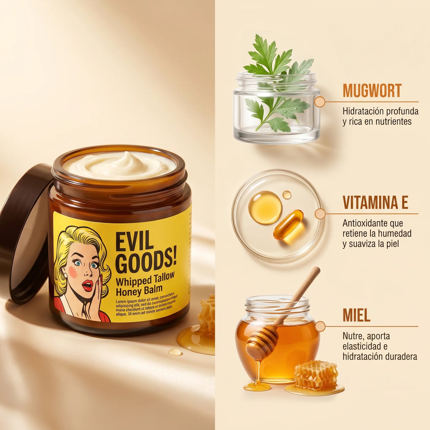 Crema Hidratante Evil Goods